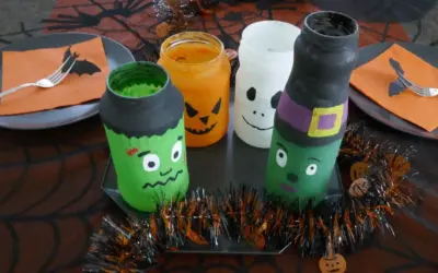 Halloween-Teelichter